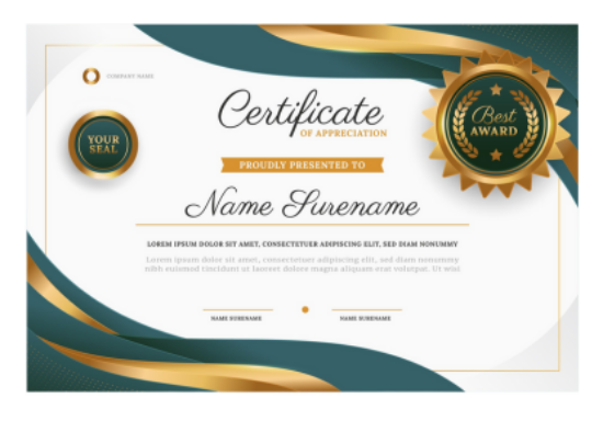 Picture of Certificates (Digital)